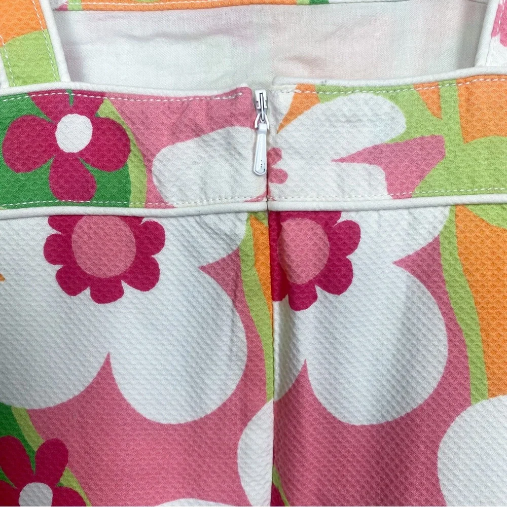NWT Vintage Y2K Gymboree Retro Floral Print Dress Girls 9